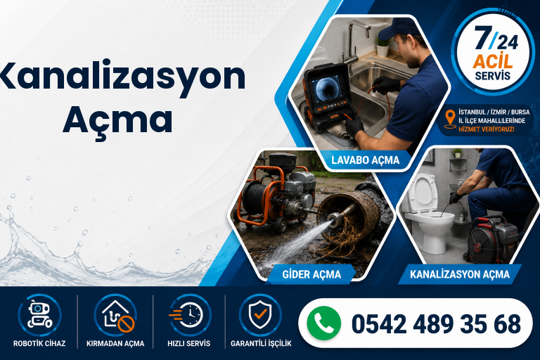 Kanalizasyon Açma