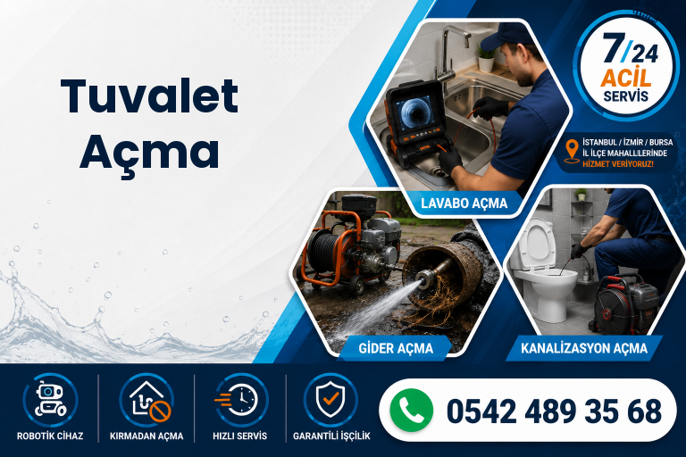 Tuvalet Tıkandı mı? Kırmadan Açmanın 5 Profesyonel Yöntemi